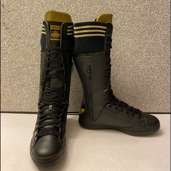 Adidas Shoes | Adidas Star Court Sneaker Boot | Color: Black | Size: 7 | Sarahokoro's Closet